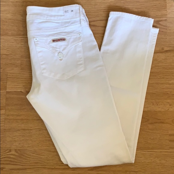 Hudson Jeans Denim - HUDSON white skinny jeans
